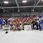 Celebrating with Fans!